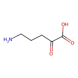 5-Amino-2-oxopentanoic acid structure