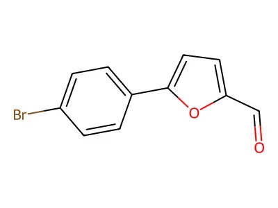 5-(4-Bromophenyl)-2-furaldehyde structure