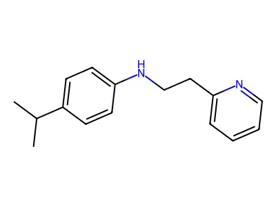 N1-[2-(Pyridin-2-yl)ethyl]-4-isopropylaniline structure