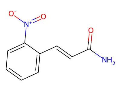 3-(2-nitrophenyl)-2-Propenamide structure