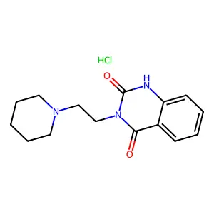 2,4(1H,3H)-Quinazolinedione, 3-(2-piperidinoethyl)-, hydrochloride structure