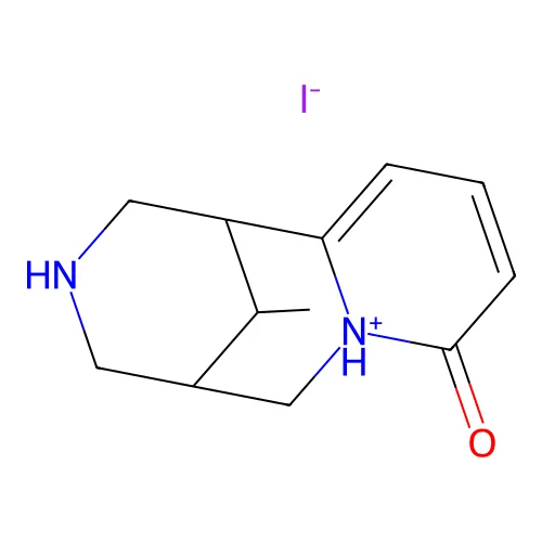 N-Methylcytisine hydriodide structure