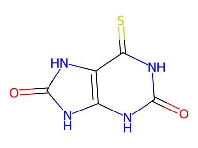 6-Thiouric acid structure