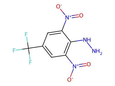 1-[2,6-Dinitro-4-(trifluoromethyl)phenyl]hydrazine structure