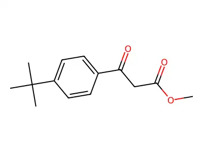 Methyl 3-(4-tert-butylphenyl)-3-oxopropanoate structure
