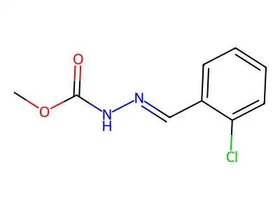 N'-[(2-Chlorophenyl)methylidene]methoxycarbohydrazide structure