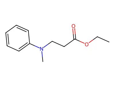 Ethyl 3-[methyl(phenyl)amino]propanoate structure