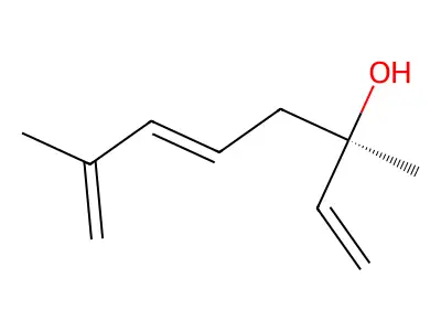 3,5-Dimethylocta-1,5,7-trien-3-ol structure