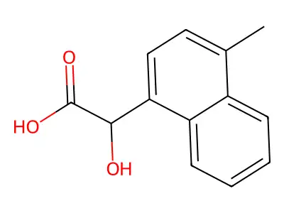 2-[4-[Bis(2-chloroethyl)amino]phenyl]-2-hydroxyacetic acid structure
