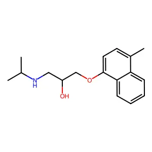 4-Methylpropranolol structure