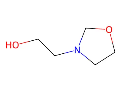 3-Oxazolidineethanol structure