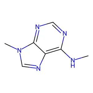 9H-Purin-6-amine, N,9-dimethyl- structure