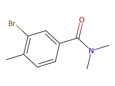 3-bromo-N,N,4-trimethylbenzamide structure