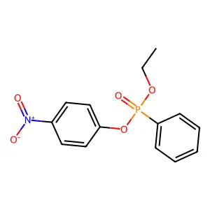 O-Ethyl O-4-nitrophenyl phenylphosphonate structure