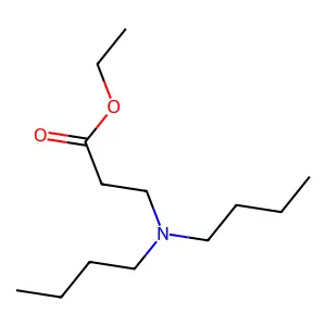 Ethyl 3-(dibutylamino)propanoate structure