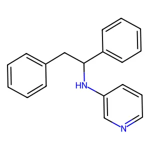 alpha-Phenyl-N-(3-pyridyl)-phenethylamine structure