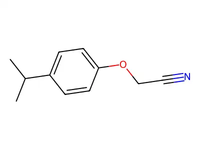 2-(4-Propan-2-ylphenoxy)acetonitrile structure
