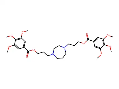 Dilazep hydrochloride structure