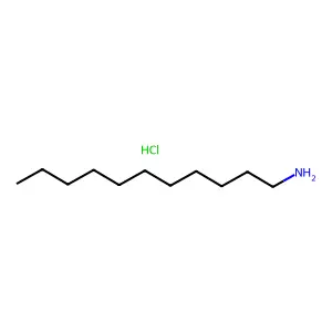 1-Undecanamine, hydrochloride (1:1) structure