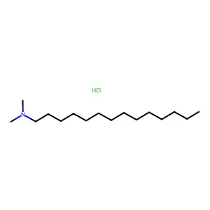 Myristyldimethylamine hydrochloride structure