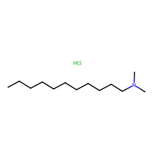 Undecylamine, N,N-dimethyl-, hydrochloride structure