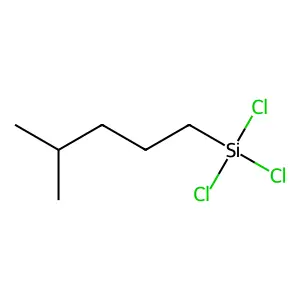 Trichloro(4-methylpentyl)silane structure