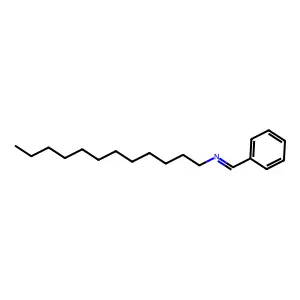 N-(Phenylmethylene)-1-dodecanamine structure