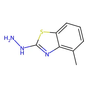Benzothiazole, 2-hydrazinyl-4-methyl- structure