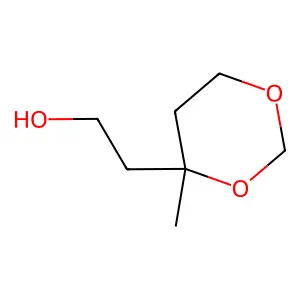 4-Methyl-4-hydroxyethyl-1,3-dioxane structure