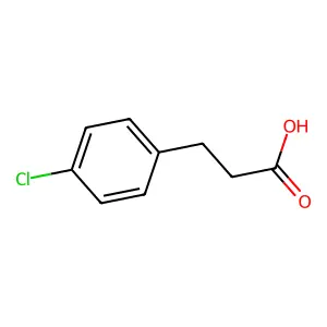 beta-(p-Chlorophenyl)propionic acid structure