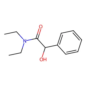 N,N-Diethyl-2-hydroxy-2-phenylacetamide structure