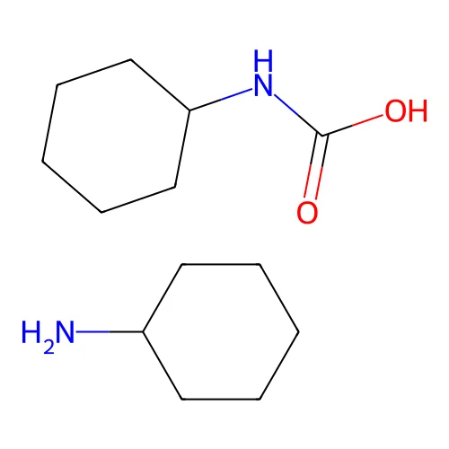 Carbamic acid, N-cyclohexyl-, compd. with cyclohexanamine (1:1) structure