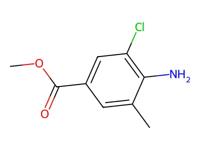 Methyl 4-amino-3-chloro-5-methylbenzoate structure