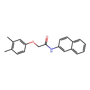 2-(3,4-dimethylphenoxy)-N-(naphthalen-2-yl)acetamide structure