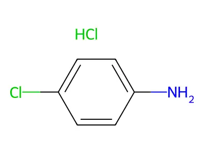 4-Chlorobenzenaminium chloride structure