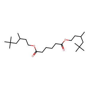 Bis(3,5,5-trimethylhexyl) adipate structure