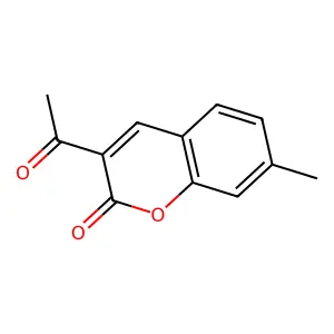 Coumarin, 3-acetyl-7-methyl- structure