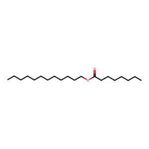 Dodecyl octanoate structure