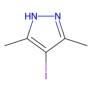 3,5-Dimethyl-4-iodo-1H-pyrazole structure