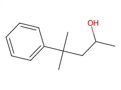 Dimethyl phenylbutanol structure