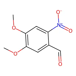 6-Nitroveratraldehyde structure
