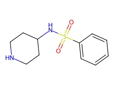 N-(piperidin-4-yl)benzenesulfonamide structure