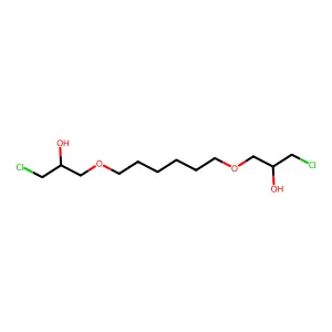 2-Propanol, 1,1'-(1,6-hexanediylbis(oxy))bis(3-chloro- structure
