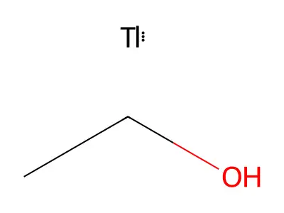 Ethanol, thallium(1+) salt structure