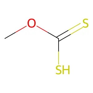 Carbonodithioic acid, O-methyl ester structure