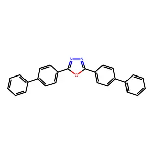 2,5-Bis((1,1'-biphenyl)-4-yl)-1,3,4-oxadiazole structure