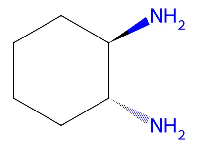1,2-Diaminocyclohexane, trans- structure