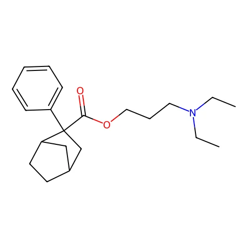 3-(Diethylamino)propyl 2-phenylbicyclo[2.2.1]heptane-2-carboxylate structure