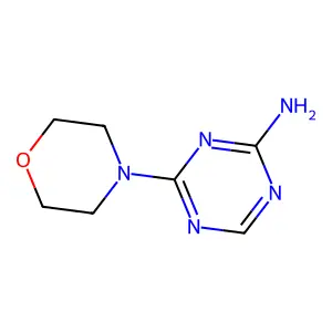 2-Amino-4-morpholino-s-triazine structure