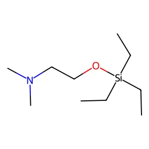 Ethylamine, N,N-dimethyl-2-(triethylsiloxy)- structure